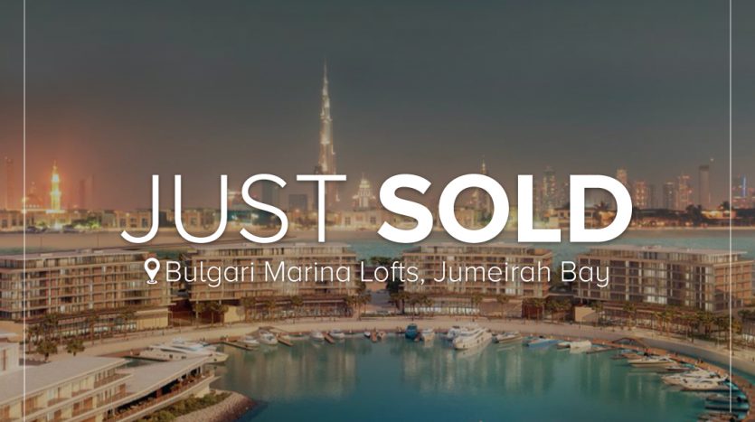 Just Sold Bulgari Residences Marina Lofts Jumeirah Bay
