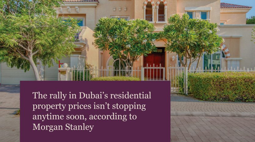 Morgan Stanley Sees Dubai Property Rally Lasting for Years
