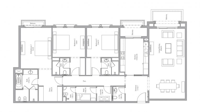 madinat badr floor plan 3 bedroom