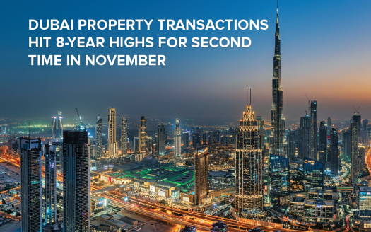 Dubai property transactions hit 8-year highs for second time in November